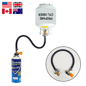 Manguera de Recarga de Butano para Estufa de Gas Portátil con Tapa Naranja para Uso en Exteriores y Camping - Product Image 5