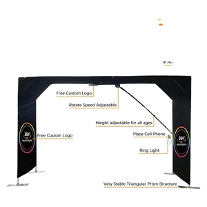 สปินเนอร์ติดบนท้องฟ้าระบบอัตโนมัติแบบ360เหนือหัวตู้ถ่ายภาพวิดีโอสปินเนอร์สำหรับ360ปาร์ตี้งานแต่งงาน - Product Image 5