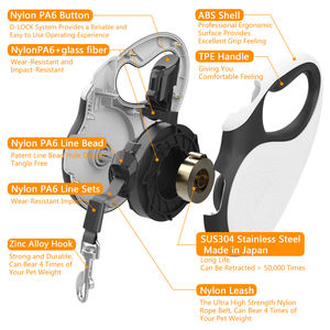 XCHO, venta al por mayor, 3m, 5m, 8m, correa retráctil automática para perros, remolcador 360, correa para perros de alta resistencia sin enredos, correa retráctil para perros - Product Image 2