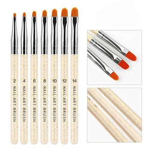 Juego de 7 Pinceles de Manicura de Alta Calidad con Descuento, Pincel Transparente de Acrílico para Arte de Uñas, Pincel para Dibujar y Pintar Uñas, Herramientas de Fototerapia para Uñas - Product Image 2