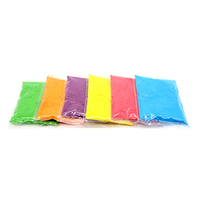 Vente en gros de poudre colorée UV néon non toxique pack personnalisé poudre colorée Holi
