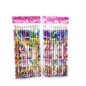 Crayon HB en bois naturel personnalisé avec gomme FP12, crayon fantaisie, design mignon de dessin animé pour l'école ou le bureau, ensemble emballé - Product Image 2