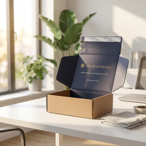 Cajas de Cartón Corrugado con Cierre de Cremallera para Envíos y <span class=keywords><strong>Regalos</strong></span>, Personalizables con Logotipo, Ecológicas, Reciclables y Desprendibles - Product Image 4