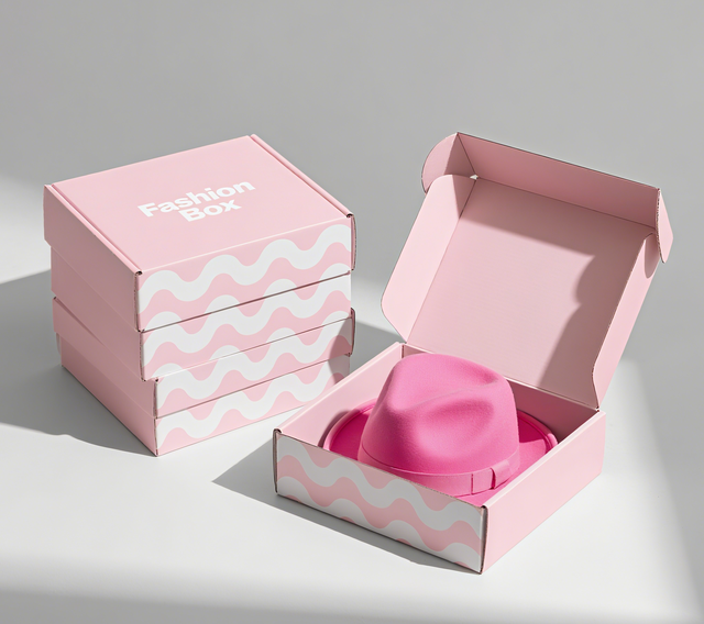 Hotsale Custom LOGO Paper Cardboard Packaging Hat Cap/Clothing/ Box Packaging Fashion Decorative Cap Shipping Packaging