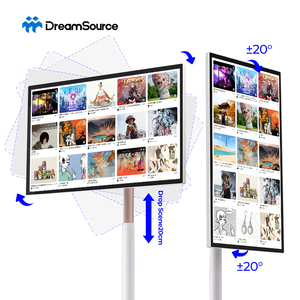 ทีวีพกพาแบบ Full HD ขนาด 32 นิ้ว พร้อมล้อเลื่อน หน้าจอสัมผัสแบบชาร์จไฟได้ สมาร์ททีวีไร้สาย เคลื่อนย้ายได้ เหมาะสำหรับการศึกษา - Product Image 2