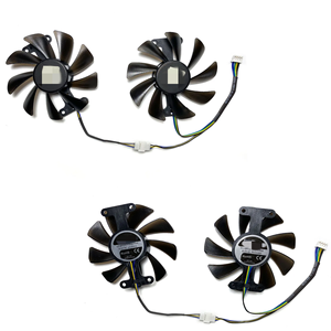 85มม. ใหม่สำหรับ PowerColor Radeon RX580 2048SP <span class=keywords><strong>8GB</strong></span> การ์ดกราฟิก GDDR5อะไหล่พัดลม - Product Image 4