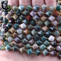 Cuentas de Piedra Facetadas Bicónicas de 8mm Zhe Ying, Cuentas de Piedra Natural, Gemas Sueltas, Cuentas de Piedra Facetadas Bicónicas para la Fabricación de Joyería