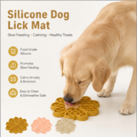 Tapis de léchage personnalisé en silicone pour chiens et chats, distributeur de friandises pour l'enrichissement et l'alimentation des animaux domestiques en intérieur