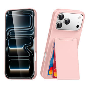 Étui de téléphone portable antichoc intégral pour iPhone 12 Pro Max 13 Pro Max 15 Pro 14 Plus Air avec porte-cartes intégré et protection - Product Image 3