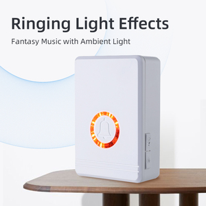 กระดิ่งกันน้ำไร้สาย48เมโลดี้กันน้ำ IP66สัญญาณสูงถึง400เมตรสำหรับวิลล่ามีฟังก์ชั่นไฟกลางคืน - Product Image 5