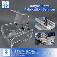 Pièces en plastique acrylique personnalisées OEM, usinage CNC, découpe laser, service de fabrication, composants transparents en PMMA
