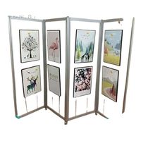 Panneau d'affichage modulaire pour galerie d'art, cloison pliable mobile, sublimation par transfert thermique, 10 pieds, exposition d'art pour salon professionnel, écologique et durable