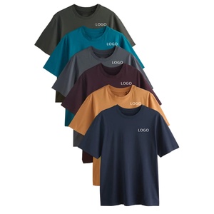 Camiseta de Hombre 100% Algodón de Alta Calidad, Informal, Deportiva, Transpirable, Sin Arrugas, Holgada y Cómoda - Product Image 1