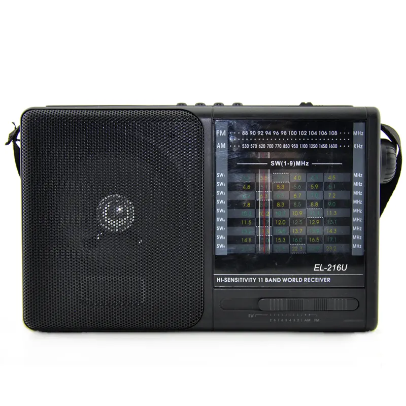 Am/fm/sw 1-911バンドラジオ、AC/DCジャックxベースサウンドラジオxv-216u