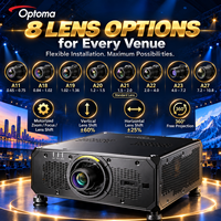 Projecteur laser Optoma CUL25K WUXGA pour l'ingénierie, rapport de projection 0,65-10,8, fusion des images sur les bords, installation à 360° pour les grands projets événementiels