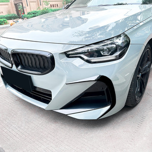 Bmw 2 Series Coupe G42 M Sport Front Air Intake Grille Decals Piano Black Carbon Fiber Texture Adhesive Body Stickers - Product Image 3