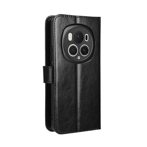 Funda tipo cartera para <span class=keywords><strong>Honor</strong></span> Magic 6 <span class=keywords><strong>Pro</strong></span> con tarjetero, funda de teléfono tipo libro con tapa magnética y soporte de cuero PU retro para <span class=keywords><strong>Honor</strong></span> Magic 6 <span class=keywords><strong>Pro</strong></span> - Product Image 2