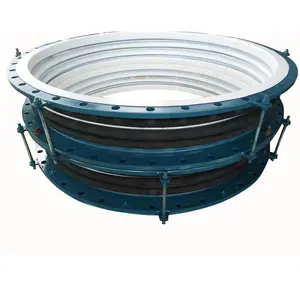 PTFE Lined Flexible Expansion Joint axial bellows expansion flexible compensator for pipe