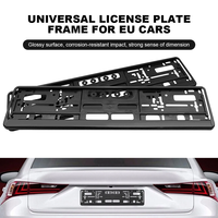 Cadre de plaque d'immatriculation de voiture en plastique ABS de haute qualité, durable, imperméable, écologique, taille standard européenne, personnalisé en gros, Accord Civic