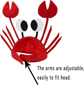 Mới lạ 3D thêu tôm hùm Crawfish cua hải sản hat với móng vuốt Beanies làm từ vải thông thường - Product Image 4
