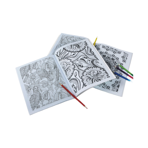 8 rouleaux de papier autocollants à motifs pour adultes, dessin personnalisé, <span class=keywords><strong>Mandala</strong></span>, impression de décalage, papier revêtu en papier, plastification souple - Product Image 1