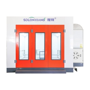 Cabine de peinture à pulvérisation d'huile anti-givre 37KW LX-D2 pour voitures, chauffage électrique, filtre haute efficacité, certifiée CE, 10000m3h - Product Image 5
