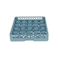 JOIN 25 - Caisse de rangement en plastique à 25 compartiments pour verres, avec couvercle et extension