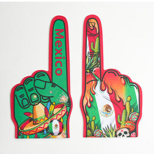 Nationaal vlagontwerp aanmoedigingshandschoenen 2026 voetbalkampioenschap fanartikelen schuimvinger voor openbare kijkplekken op het stadion - Product Image 1