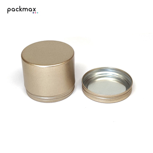 40ml Small Aluminum <b>Tea</b> Can Matte Gold - Food Grade One Steep One <b>Tin</b> for <b>Tea</b> Leaves Storage Box Wholesale - Product Image 6