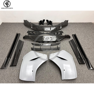 Nouveau kit de carrosserie de conversion 707 Style en fibre de carbone semi-sèche, emballé sous vide, pour Aston Martin DBX 2024, pare-chocs brillant en tissage sergé - Product Image 3