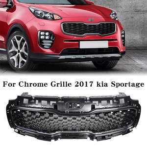 Véritable calandre avant personnalisée pour <span class=keywords><strong>2018</strong></span> 2019 2020 <span class=keywords><strong>Kia</strong></span> <span class=keywords><strong>Sportage</strong></span> LX <span class=keywords><strong>EX</strong></span> SX accessoires auto Chrome Frame Abs Plastic KI1200190 - Product Image 4