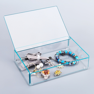 HOMESWEET Tùy Chỉnh Rõ Ràng <span class=keywords><strong>Acrylic</strong></span> Hộp Với Nắp, Plexiglass <span class=keywords><strong>Acrylic</strong></span> Vuông Hộp Cho Kẹo - Product Image 3