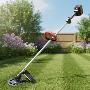 Tagliaerba Elettrico con Motore Brushless Lama in <span class=keywords><strong>Acciaio</strong></span> Inox Larghezza di Taglio 230MM <span class=keywords><strong>Filo</strong></span> per <span class=keywords><strong>Decespugliatore</strong></span> - Product Image 2