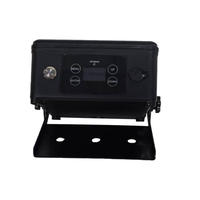 Mini projecteur LED PAR sans fil RGBWAUV 4*20W 6-en-1 étanche, contrôle DMX512/WiFi, indice IP65, batterie 5000mAh pour éclairage de scène