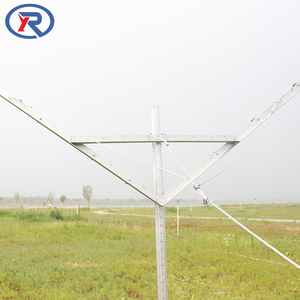 Poteau métallique galvanisé en forme de V et en forme de Y pour système de treillis à pignon ouvert pour vignes de vigne et raisin de table - Product Image 1