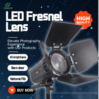 Lampes LED portables 200W 4x avec zoom arrière 10-45, support Bronco, volets en aluminium résistant à la chaleur, boîtier en nylon et lentille Fresnel en verre