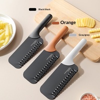 Jiyuan Wavy 304 roestvrijstalen keukenmes JY2102 multifunctioneel decoratief groentesnijder voor aardappelen