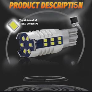Bombillas LED Canbus W16w T15 T16 para Auto, 912 921, Súper Brillantes, Luces de Reversa, Luces Traseras, 2016, 30smd, Blancas, 12v - Product Image 5