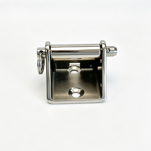 Fermo per Catena di Ancoraggio in Acciaio Inossidabile 316 di Grado Marino, Finitura Lucida Argento, Accessori per Barche e Yacht - Product Image 1