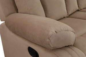 Canapé 2 places <span class=keywords><strong>inclinable</strong></span> en microfibre sur mesure pour bureau et salon - Product Image 5