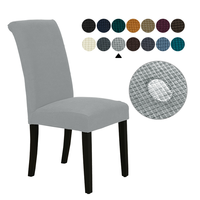 Housse de chaise imperméable en spandex, universelle, hautement élastique, extensible, pour salle à manger, hôtel, mariage, banquet, décoration