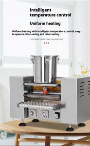 Mini Máquina automática comercial para hacer pasteles Nueva condición <span class=keywords><strong>Mango</strong></span> Durian Matcha Pancake Skin Crepe Máquina para pasteles <span class=keywords><strong>de</strong></span> cumpleaños - Product Image 4