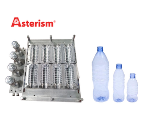 4 boşluk üfleme kalıbı çelik alüminyum su kalıplama üfleme kalıplama büyük plastik yapma PET şişe kalıbı darbe makinesi - Product Image 1