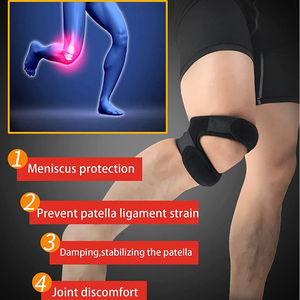 Of Adjustable Patella Strap <b>Knee</b> <b>Protector</b> Neutral Sports <b>Knee</b> <b>Protector</b> Outdoor Fitness Gym Hiking Run Patella Leg Strap - Product Image 5