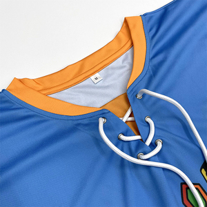 Wholesale High Quality <b>Ice</b> Hockey Jersey for Adults Custom Digital Print Logo Design Printed Spandex/Cotton Quick Dry Breathable - Product Image 4
