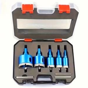 ชุดเลื่อยเจาะเพชร 5 ชิ้น ดอกสว่านโลหะแบบเมตริก สำหรับเจาะหินอ่อน เซรามิก แก้ว พร้อมกล่องเก็บอุปกรณ์ - Product Image 5