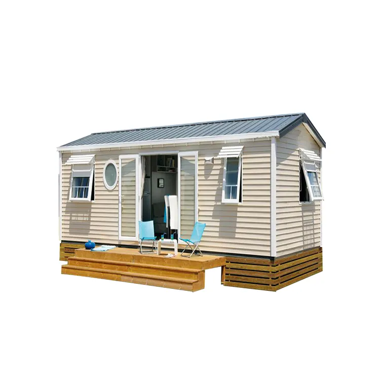 Good Quality portable house steel house villa foldable container home 40ft Rest assured and worry free