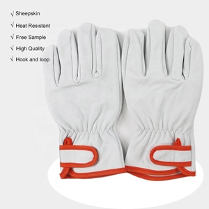 Toptan Palm takviye keçi inek deri endüstriyel kaynak emniyet sürücü yumuşak çalışma eldiven - Product Image 1