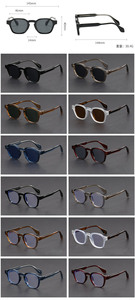 Trendige Sonnenbrillen für Damen und Herren TR-Rahmen Luxusmarke Vintage-Schattierung Luxus-Sonnenbrillen mit individuellem Logo <span class=keywords><strong>Funky</strong></span> Quadratisch Dick - Product Image 4