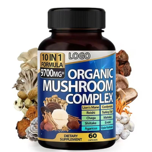 ยาเม็ดสารสกัดเห็ดออร์แกนิก 10 in 1  รวมเห็ดหลินจือ เห็ดหัวลิง เห็ดถั่งเช่า และสารสกัดเห็ดหัวลิง  วิตามินเสริมอาหารชนิดแคปซูล - Product Image 2